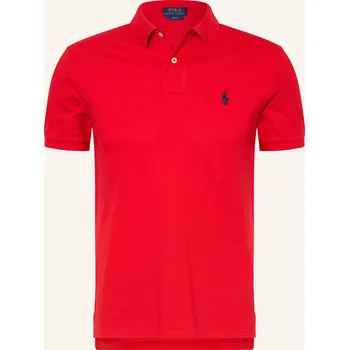 Pánská košile Polo Ralph Lauren Pánská Polokošile Z Piké Slim Fit, červená,...