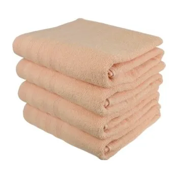 Sada froté osušek UNI lososové 70x130 cm - 4 ks