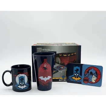 DC Comics Batman, XXL skelnice, hrnek, 2 podtácky, dárkové balení