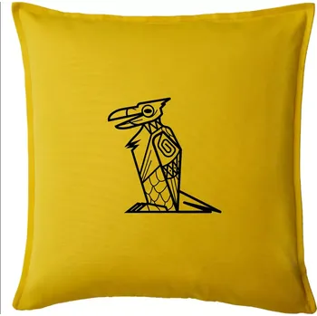 Polštář Mayové - zvířata papoušek - Polštář 50x50 - 50x50 - Pouze potah ( Žlutá )