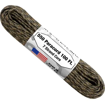 Vybavení pro přežití ARM 550 PARACORD 100' Digitální Woodland C26-DIGITÁLNÍ WOODLAND