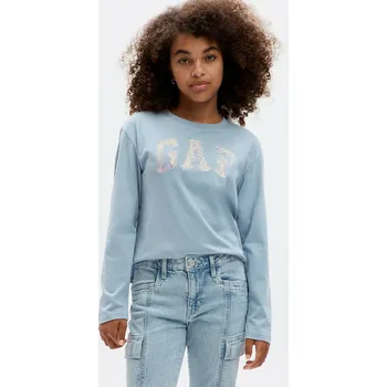 GAP Dívčí Dětské tričko s logem Gap Modrá 160/164 (2447985)