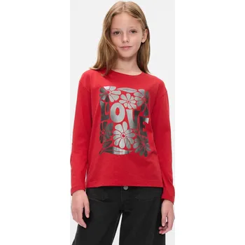 Dívčí tričko GAP Dívčí Dětské tričko Gap Červená 140/146 (2491277)