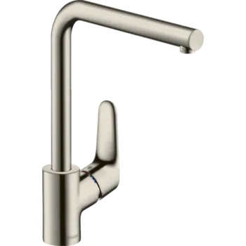 Vodovodní baterie Hansgrohe Focus M41 31817800 vzhled nerezu