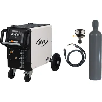 Svářečka ALFA IN aXe 330 MIG MAN + hořák 5m + ventil + lahev SET PRO