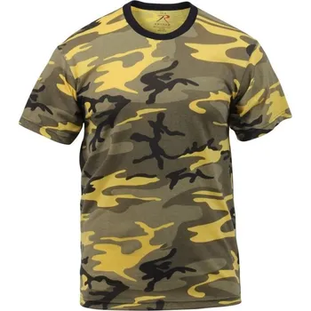 Pánské tričko ROTHCO Triko STINGER YELLOW CAMO L URBAN CAMO YELLOW