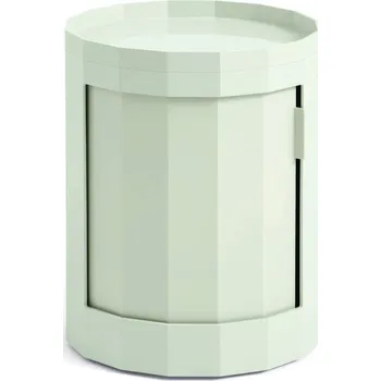 Noční stolek HAY Úložný stolek Facet Cabinet Low, soft mint