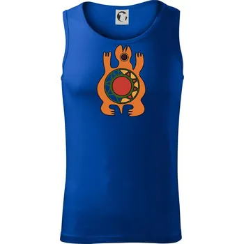 Pánská móda Mayové - zvířata želva - Tílko pánské Core - 2XL ( Královská modrá )