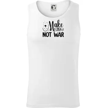 Make tea not war - Tílko pánské Core - S ( Bílá )