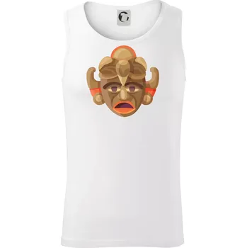 Mayové maska černoch - Tílko pánské Core - XL ( Bílá )