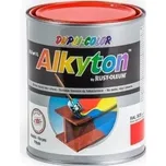 Alkyton RAL 3020 antikorozní lesklá barva na rez červená 750 ml