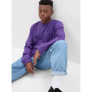 Chlapecké tričko GAP Chlapecké Dětské tričko s kapsou GAP Fialová 140 (2437016)