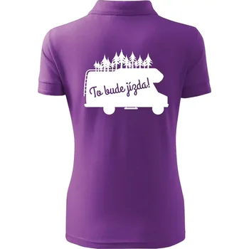 To bude jízda - alkovna - Polokošile dámská Pique Polo - 2XL ( Fialová )