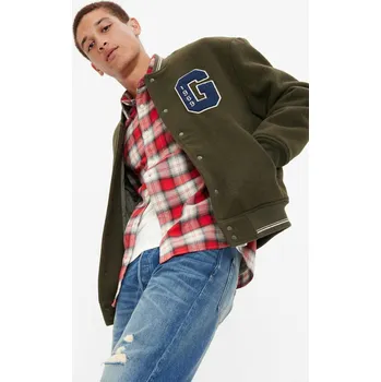 GAP Pánské Vlněný bomber GAP Zelená S (2430278)
