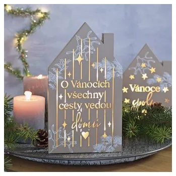 Vánoční LED domeček - Cesty domů