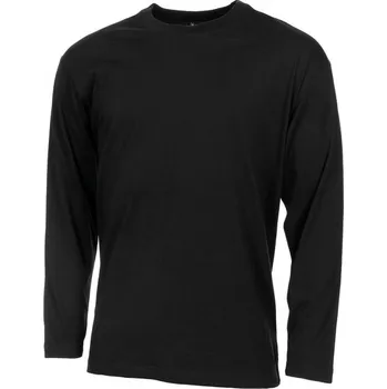 Pánské oblečení MFH int. comp. Triko dlouhý rukáv ČERNÉ M ČERNÁ - BLACK