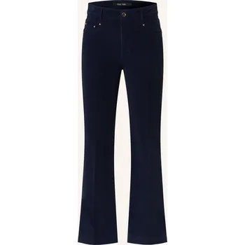 Dámské kalhoty Marc Aurel Dámské Bootcut Kalhoty Z Manšestru, tmavě modrá, 42