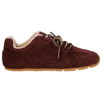 Dámské polobotky Bordové Dámské Tenisky S Kožíškem Wojas 4637165 36