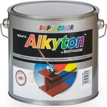 barva na kov Alkyton antikorozní barva RAL 9006 stříbrná 2,5 L