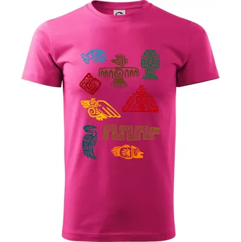 Mayové - ikony příšery - Klasické pánské triko vyšší gramáže - S ( Purpurová )