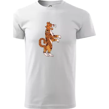 Pánské tričko Mayové - zvířata tygr - Triko extra velké (5-8XL) - 6XL ( Bílá )