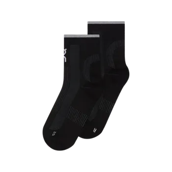 Pánské ponožky On ponožky Performance Run Sock Mid black eclipse S