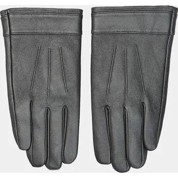 Rukavice Baťa pánské kožené zimní rukavice černé, vel. S