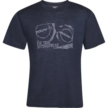 Progress AORAKI pánské merino triko tm.modrý melír Velikost: L