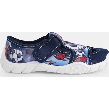 Dívčí bačkory Baťa dětské přezůvky modré, vel. 35