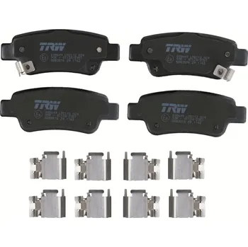 Brzdová destička Sada brzdových destiček, kotoučová brzda TRW GDB3576