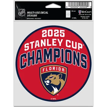 samolepka Fanatics Samolepka Florida Panthers NHL 2025 Stanley Cup Champions Fan Decal Set