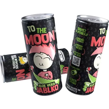 Limonáda MOON DRINK ALOE VERA JABLKO 0,25 l