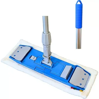 mop vybaveniprouklid.cz Set mop držák mopu Clips 40 cm, návlek bavlna, tyč 140 cm