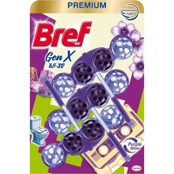 WC čistič Bref Premium Gen X WC blok 3 x 50 g