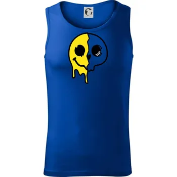 Yin & Yang lebka smajlík - Tílko pánské Core - M ( Královská modrá )