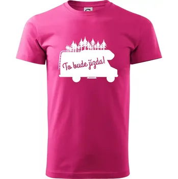 To bude jízda - alkovna - Klasické pánské triko vyšší gramáže - XS ( Purpurová )