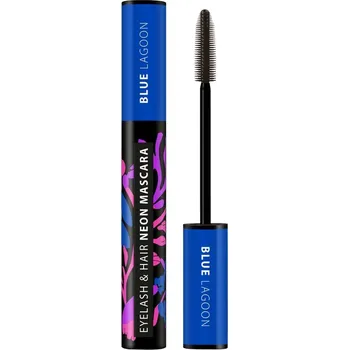 Řasenka Dermacol Eyelash & Hair Neon Mascara Blue Lagoon - Řasenka 9 ml 0 ml