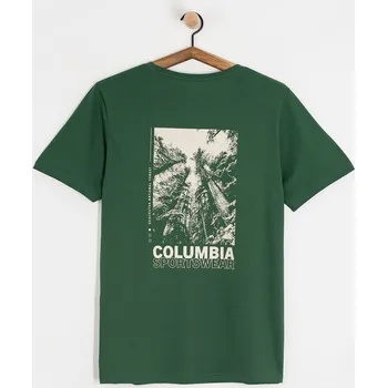 Pánské tričko Columbia Rapid Ridge (rain forest/amazing heights) XL, zelená