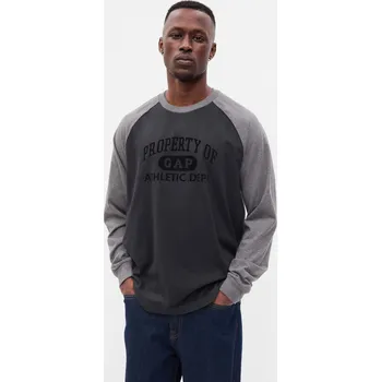 Pánská móda GAP Pánské Tričko s dlouhým rukávem Gap Athletic GAP Černá XS (2438633)