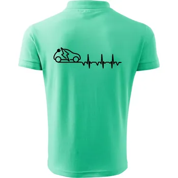 Pánská košile Ekg elektromobil - Polokošile pánská Pique Polo 203 - 2XL ( Mátová )