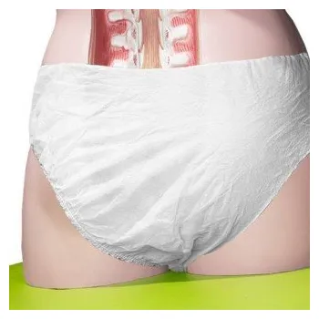 Jednorázový oděv Jednorázové unisex hygienické kalhotky - slipy, bílé, balení 100 ks