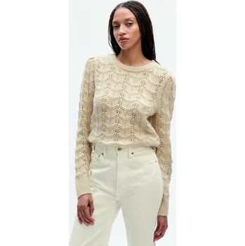 Dámský svetr GAP Dámské Pletený svetr s příměsí vlny GAP Béžová XS (2451920)