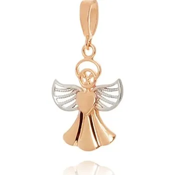 Šperk Přívěšek z růžového zlata anděl ZZ1459F + dárek zdarma