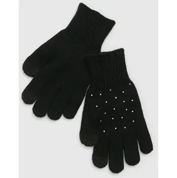 Dívčí tričko GAP Dívčí Dětské pletené rukavice CashSoft GAP Černá 140-146 (2450480)