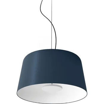 Linea Light Delfi_P, moderní závěsné svítidlo, 20W LED 2700K, modrá, průměr 45cm