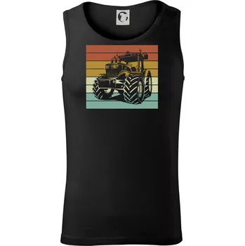 Vintage traktor - Tílko pánské Core - 2XL ( Černá )