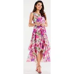 Awama 196727 šifonové šaty barevné