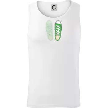 Párové boty - zelené - Tílko pánské Core - XL ( Bílá )