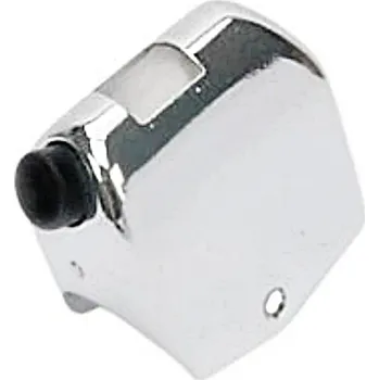 Osvětlení pro motocykl Kryt přepínače světel - holý s tlačítkem (bez otvoru pro kabel) JAWA / ČZ - chrom