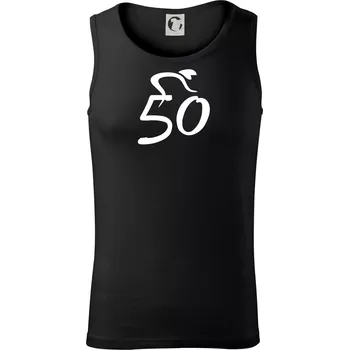 Pánské termoprádlo Cyklista slaví padesátku (50) - Tílko pánské Core - L ( Černá )